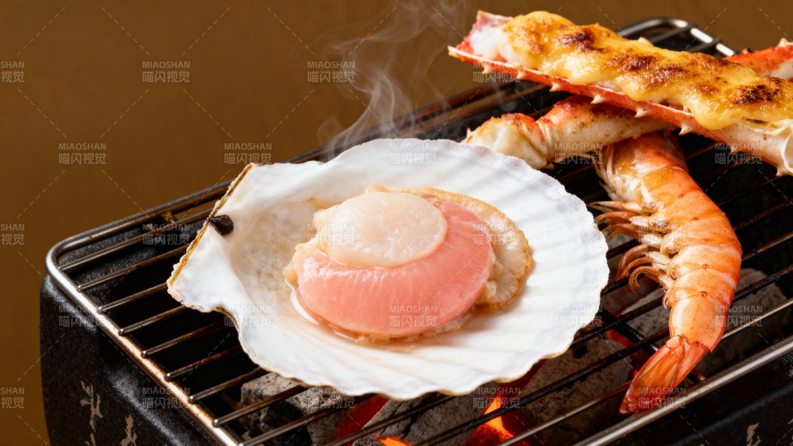 海鲜烧烤美味图片
