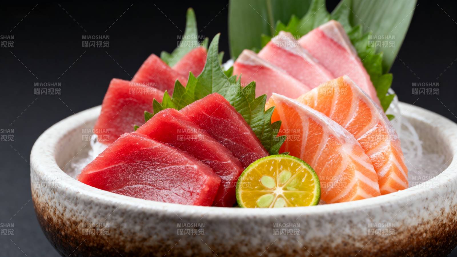 新鲜刺身拼盘图片