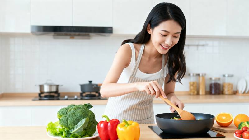 厨房里的美味时光图片