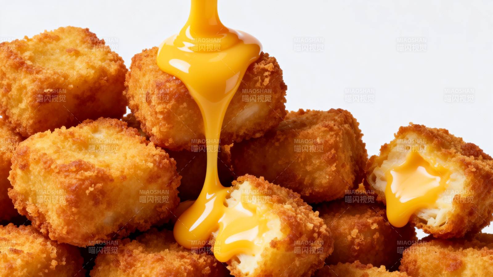 芝士爆浆鸡块图片