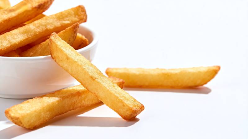 金黄薯条诱人美味图片