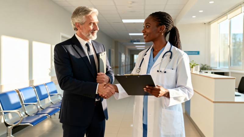 医患交流瞬间图片