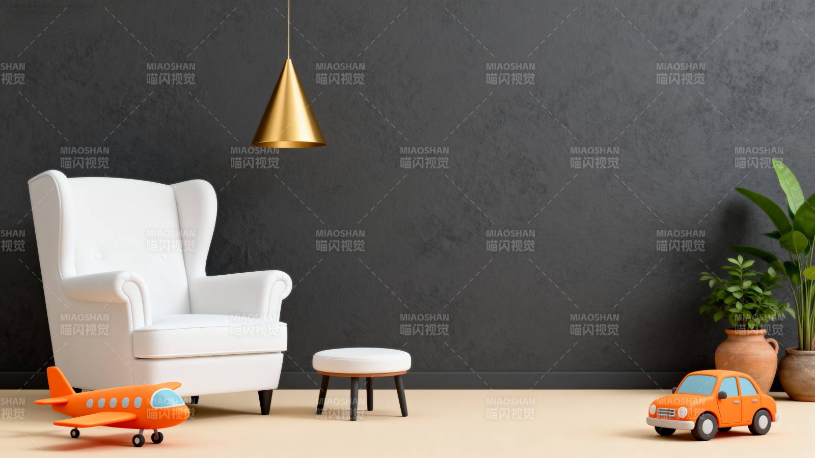 简约客厅玩具角落图片