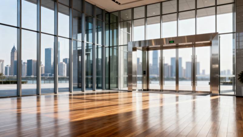 现代建筑大厅全景图片