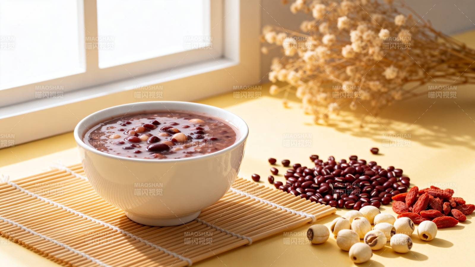 红豆莲子粥图片