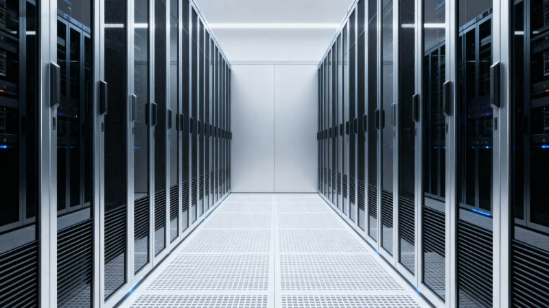 数据中心机房走廊图片