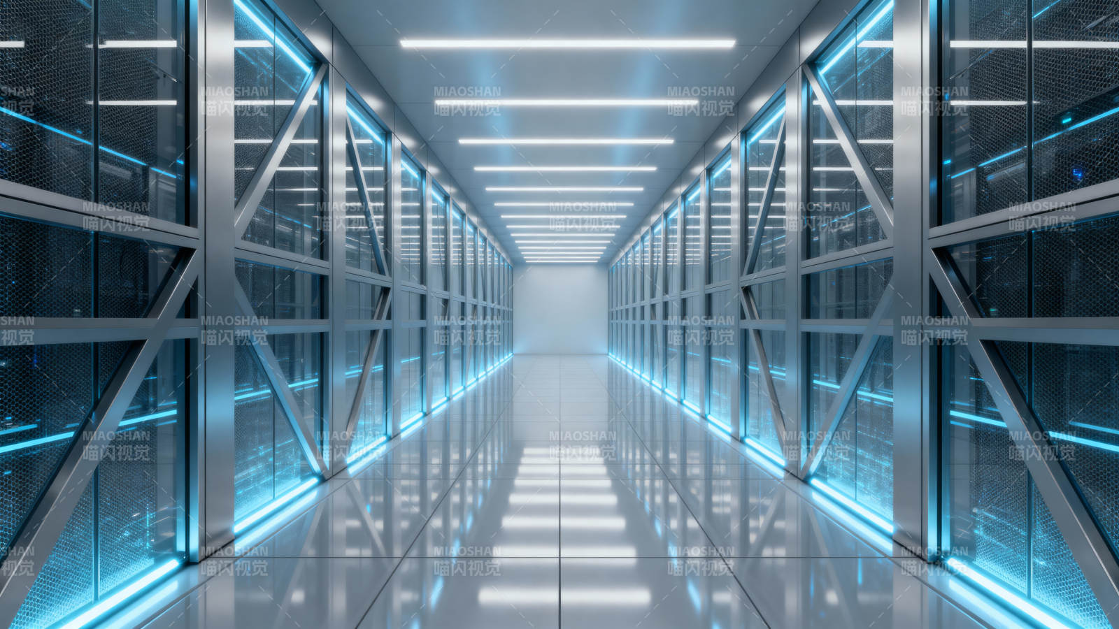 数据中心走廊图片