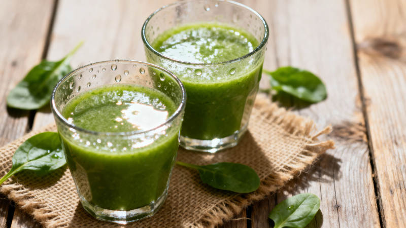 绿色蔬果汁图片