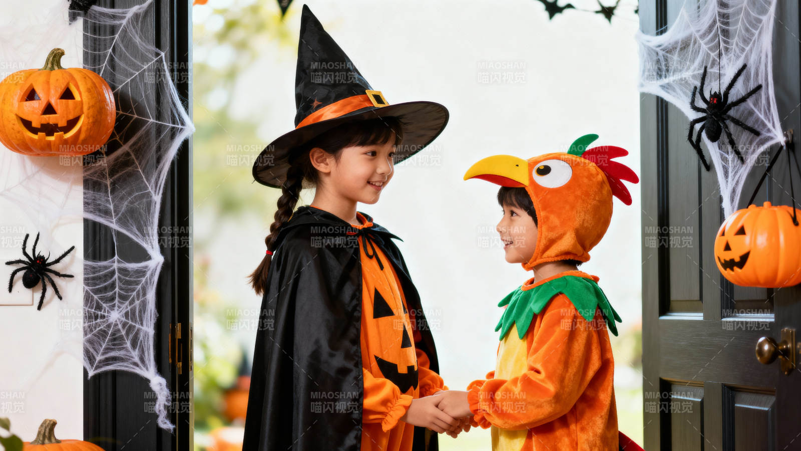 万圣节儿童装扮图片