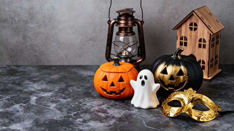 万圣节装饰摆件图片