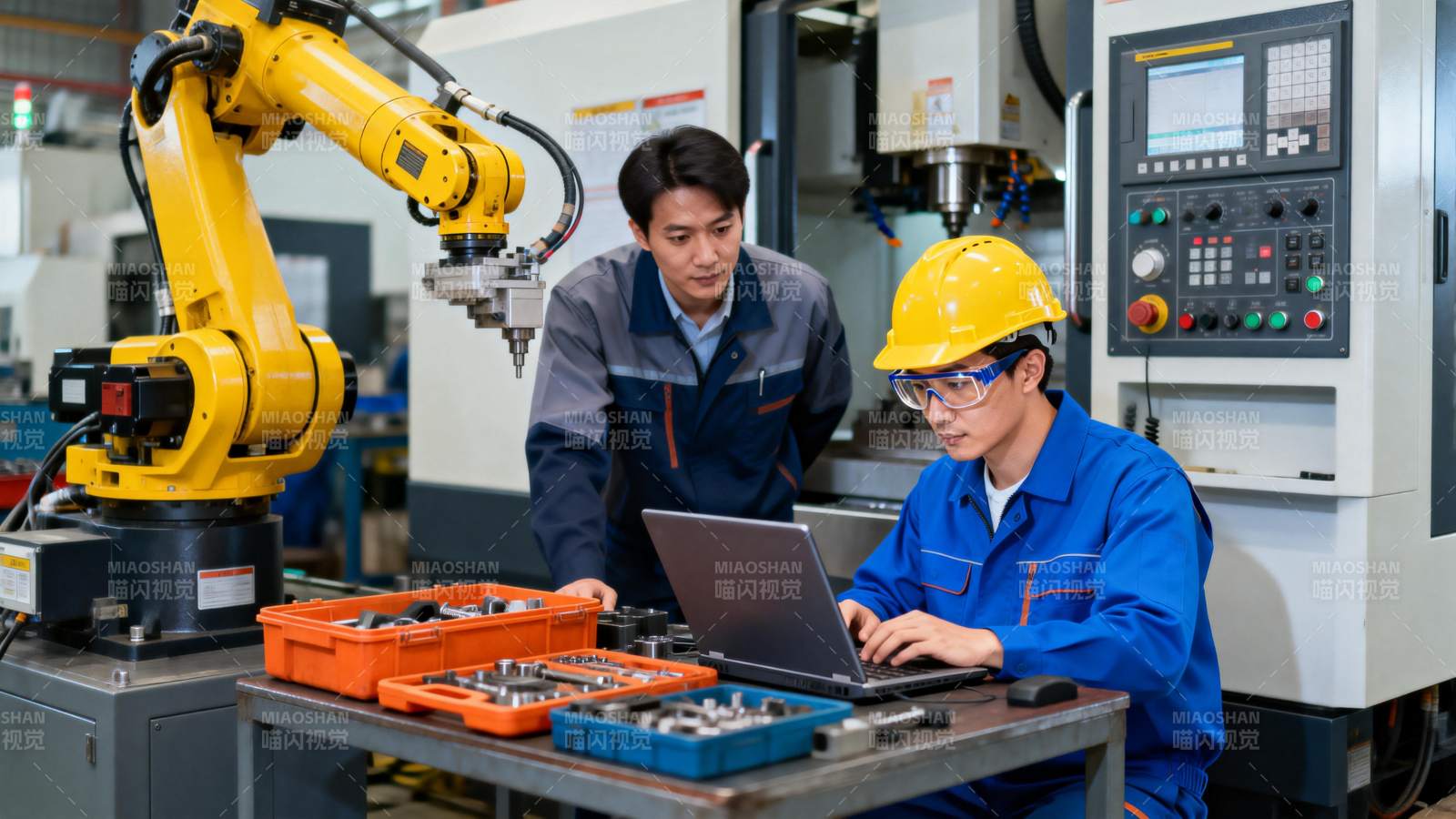 智能制造现场图片