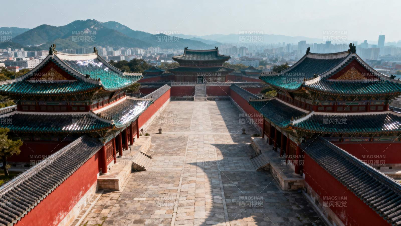 故宫庭院风光图片