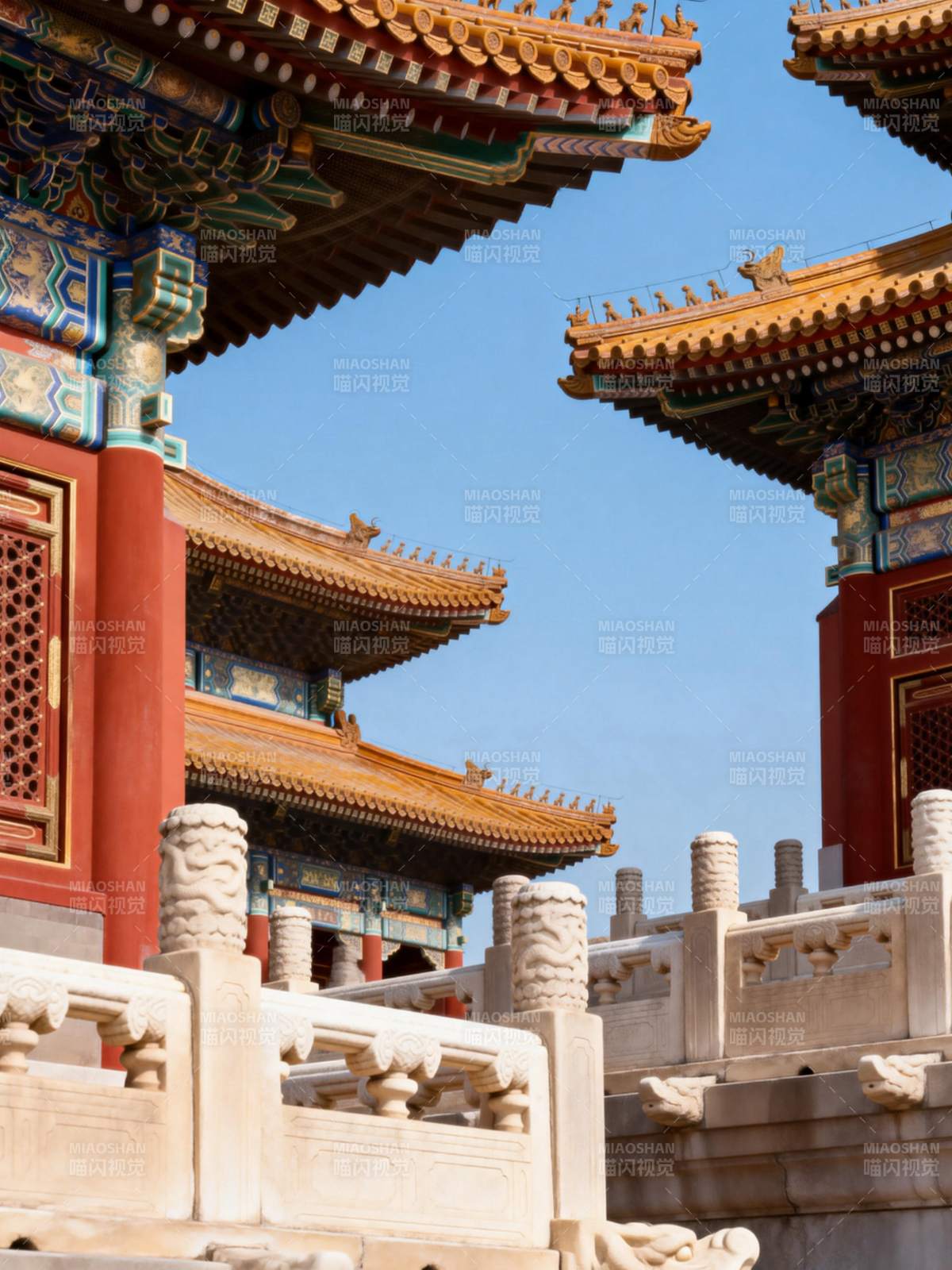 故宫飞檐翘角图片