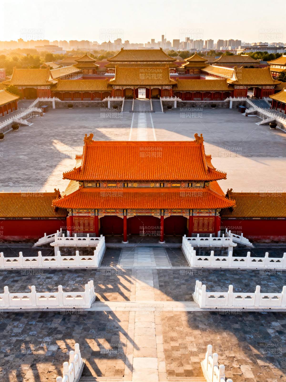 故宫晨光图片