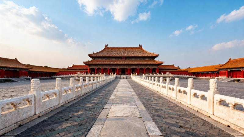 故宫太和殿前广场图片