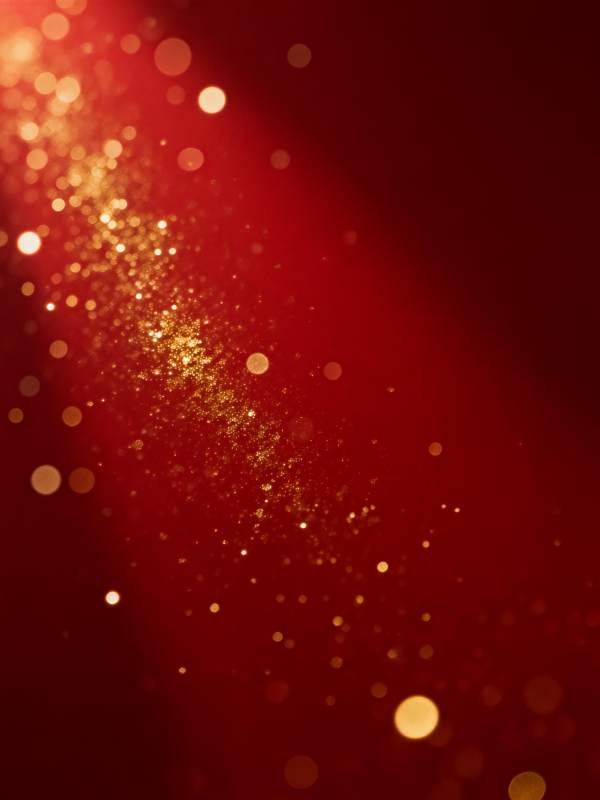 璀璨金光红背景图片