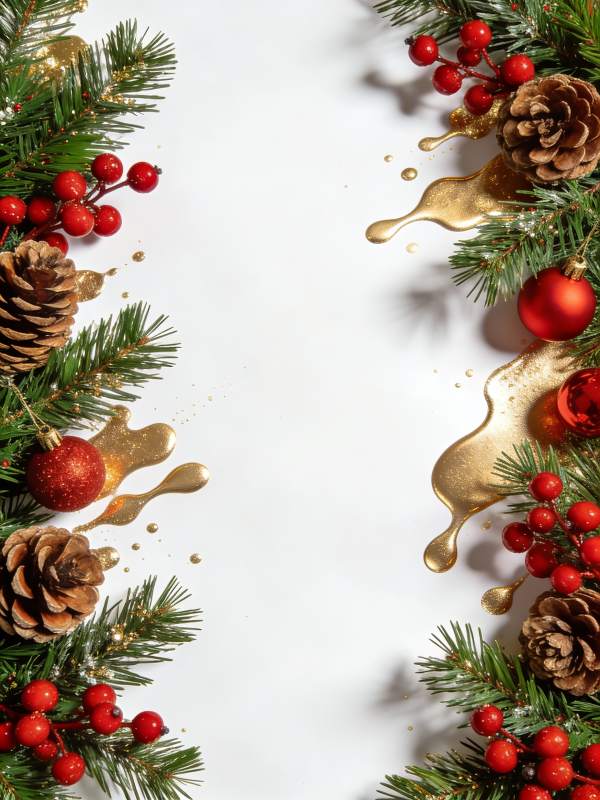 圣诞装饰边框图片