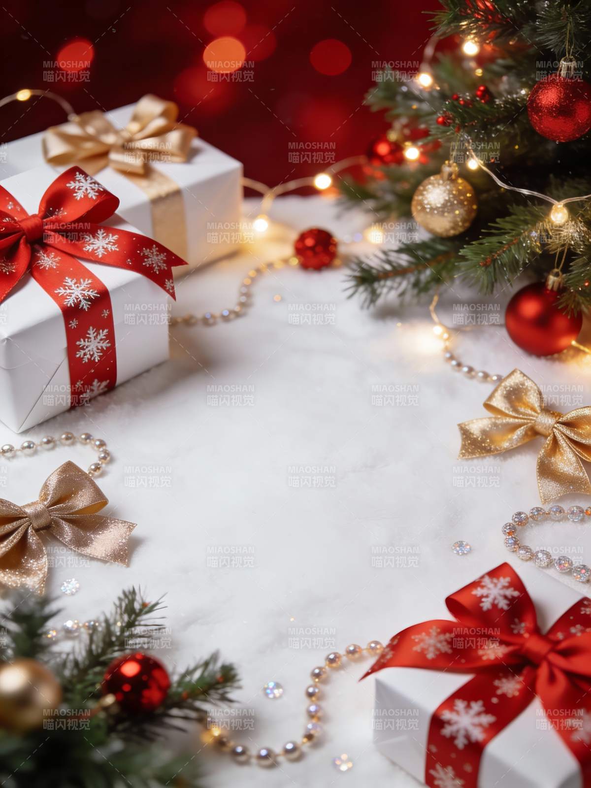 圣诞礼物与装饰图片