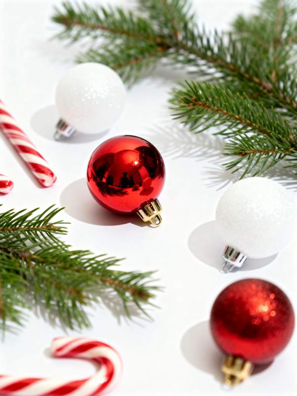 圣诞装饰特写图片