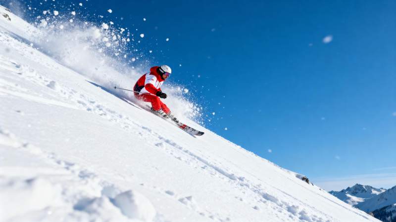 雪坡疾驰 尽享滑雪乐趣图片