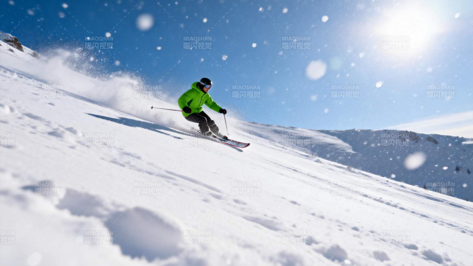 雪地疾驰 尽享滑雪乐趣图片