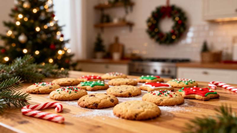 圣诞饼干飘香图片