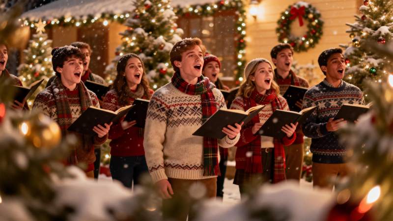 圣诞颂歌合唱团图片