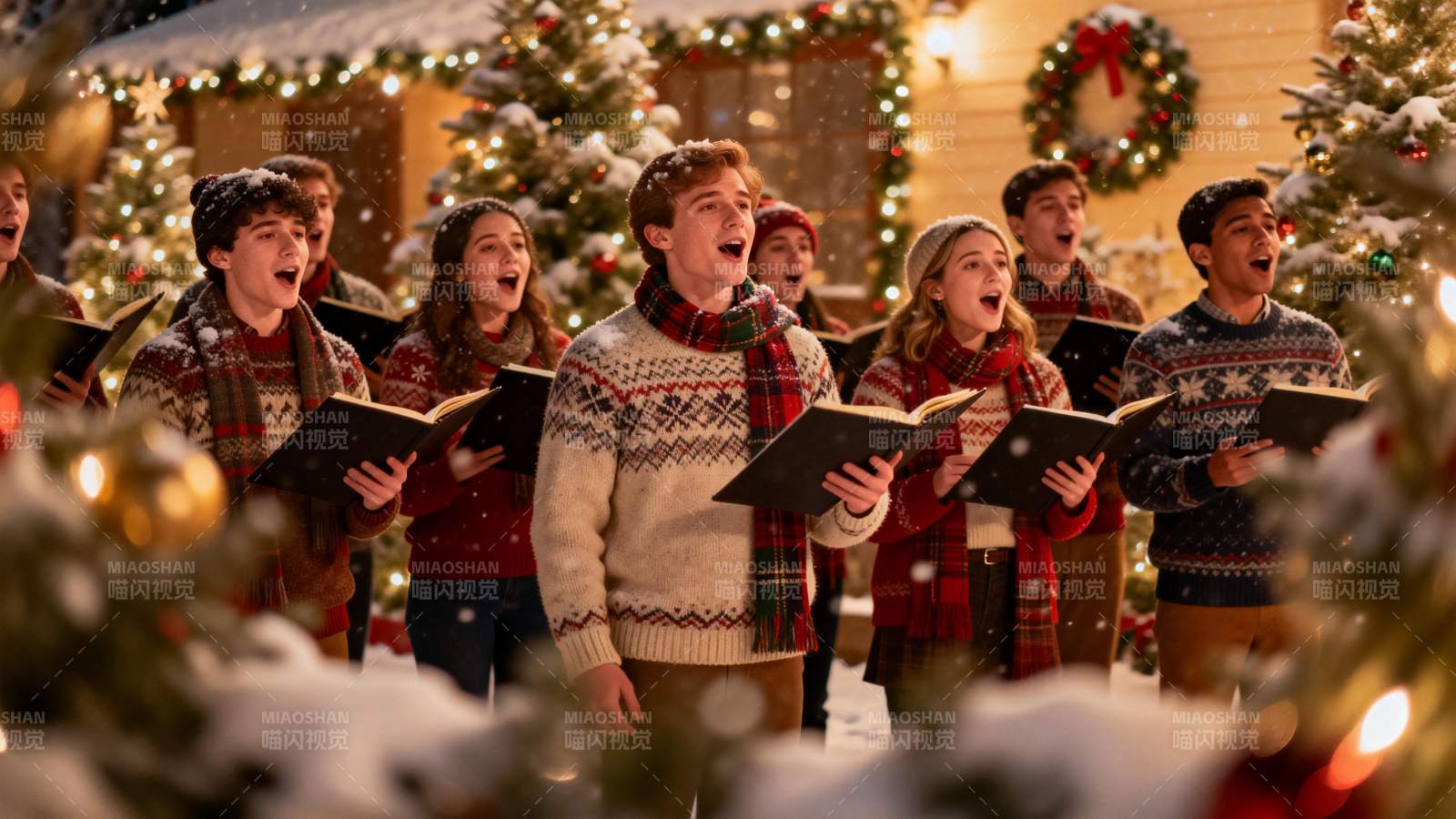 圣诞颂歌合唱团图片