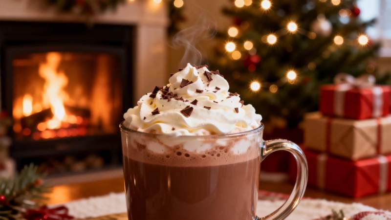 圣诞热可可图片
