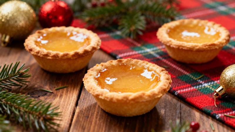 圣诞果酱小挞图片