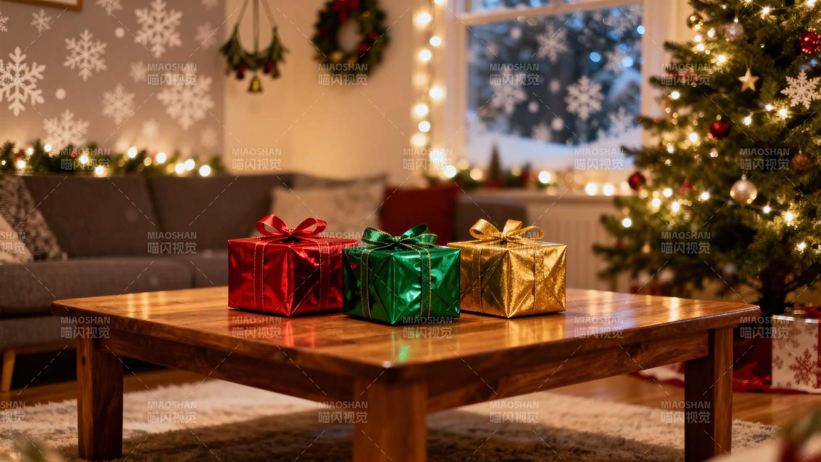 圣诞温馨客厅图片