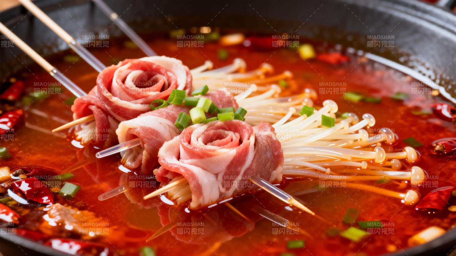 麻辣鲜香火锅串图片