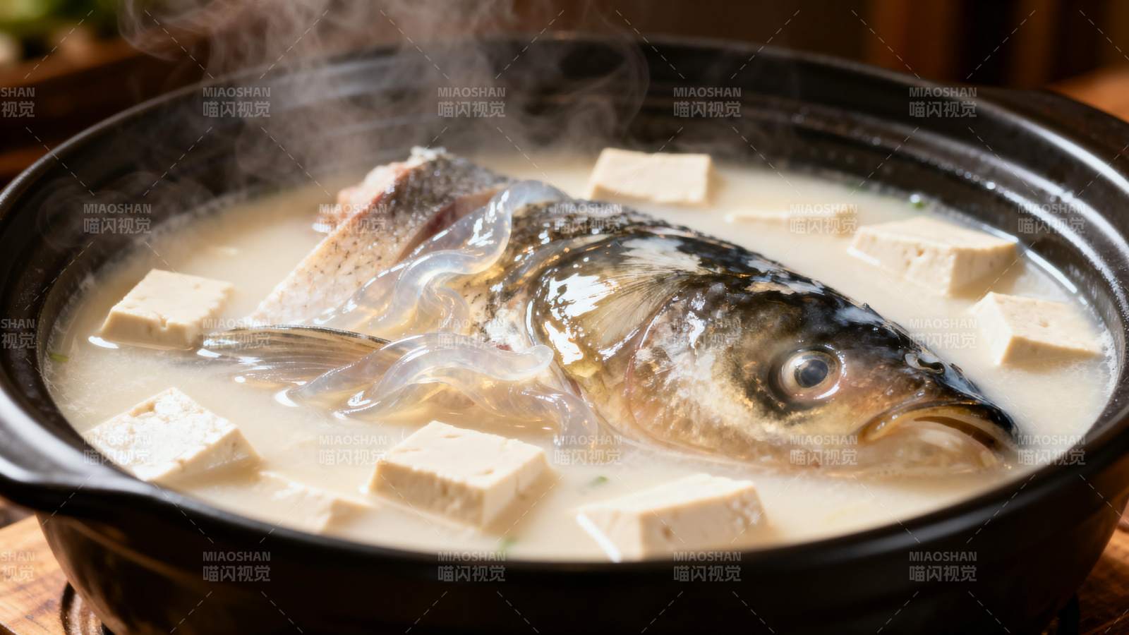 鱼头豆腐汤图片