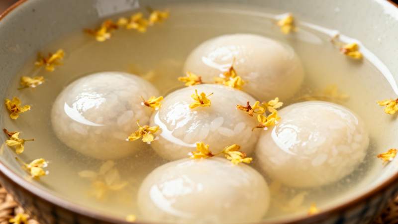 桂花汤圆图片