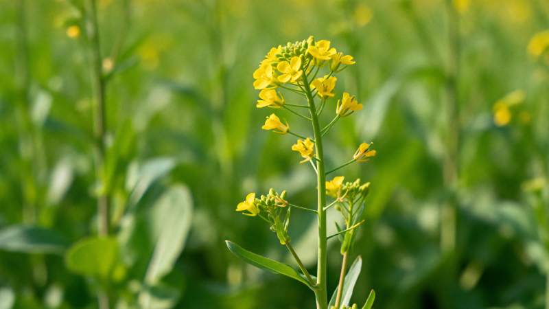 油菜花田春景图片