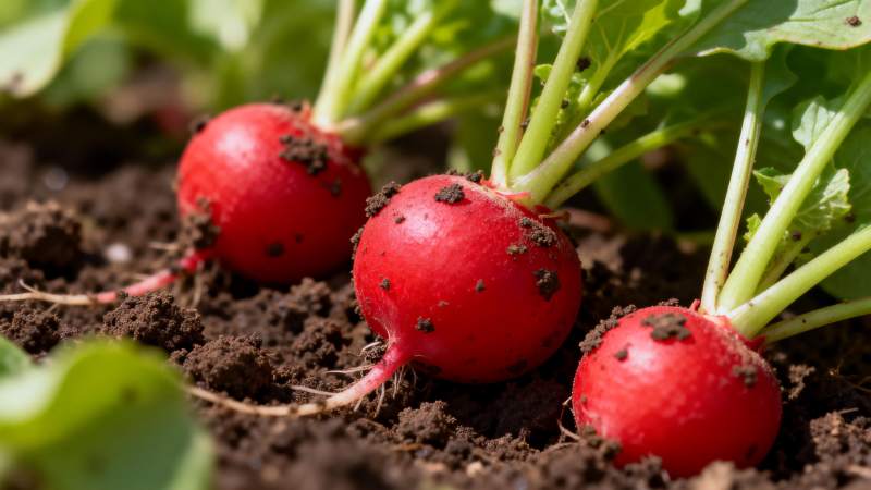 新鲜红萝卜出土图片