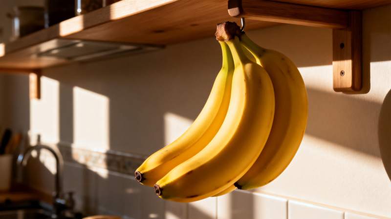 阳光下的香蕉图片