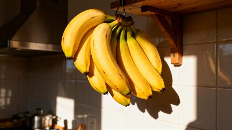 阳光下的香蕉图片