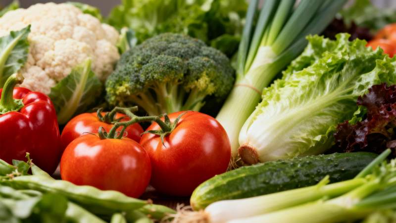 新鲜蔬菜拼盘图片