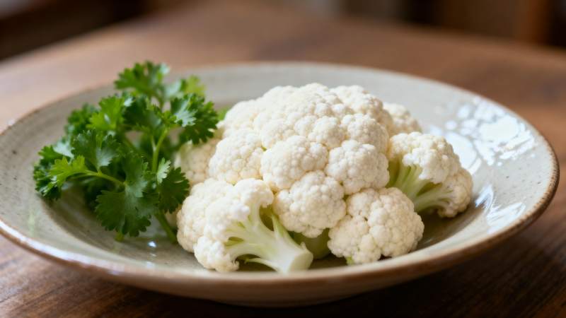 花椰菜配香菜图片