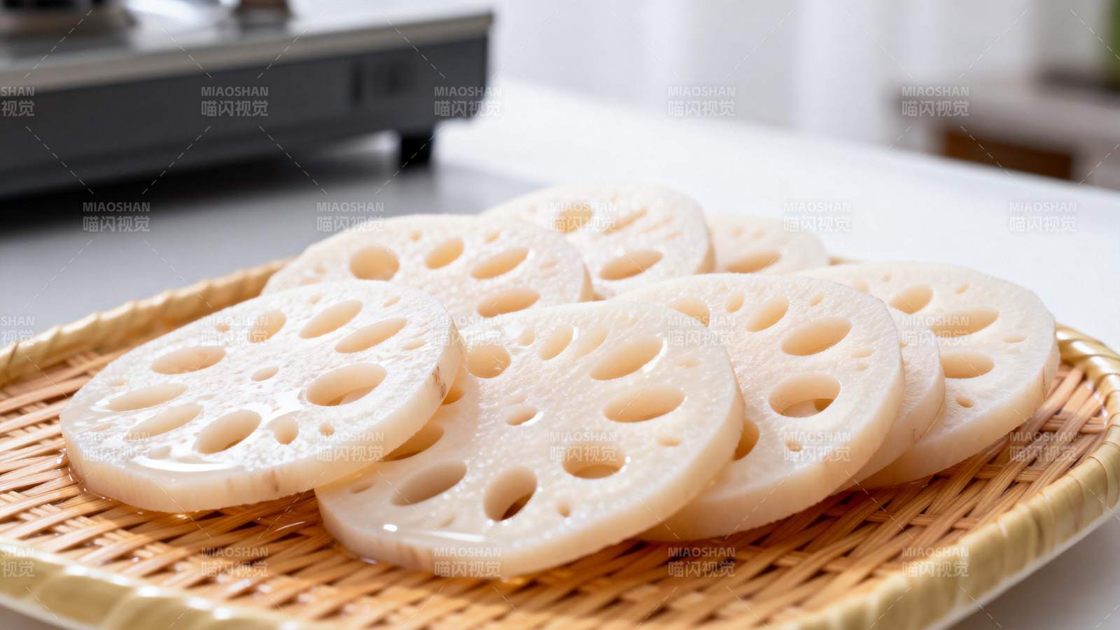 莲藕片摆盘图片