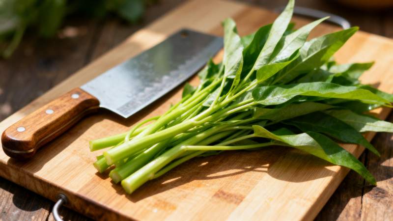 新鲜香草待切图片