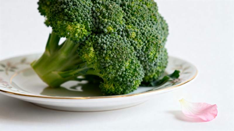 西兰花静物图图片