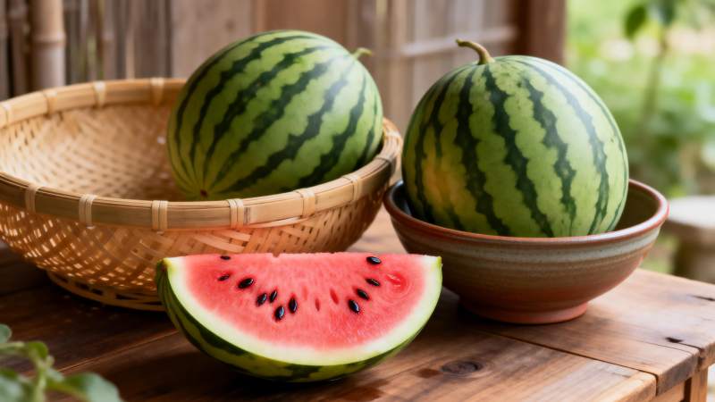 西瓜切片 清凉一夏图片