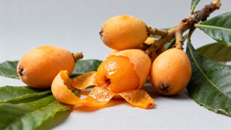 新鲜枇杷果实图片