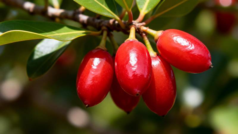 红果挂枝头图片