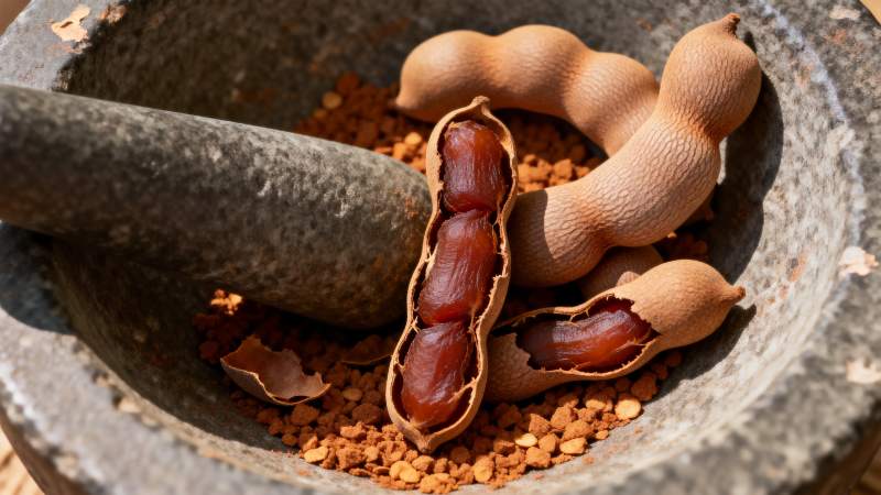 腰果与研磨工具图片