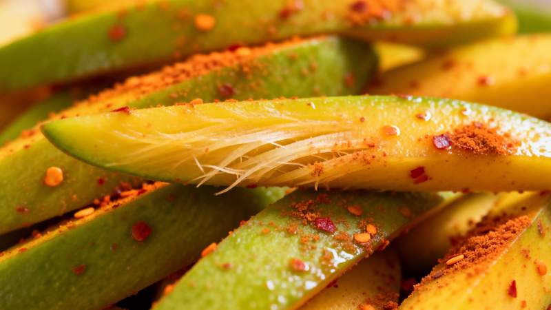 香辣芒果条图片