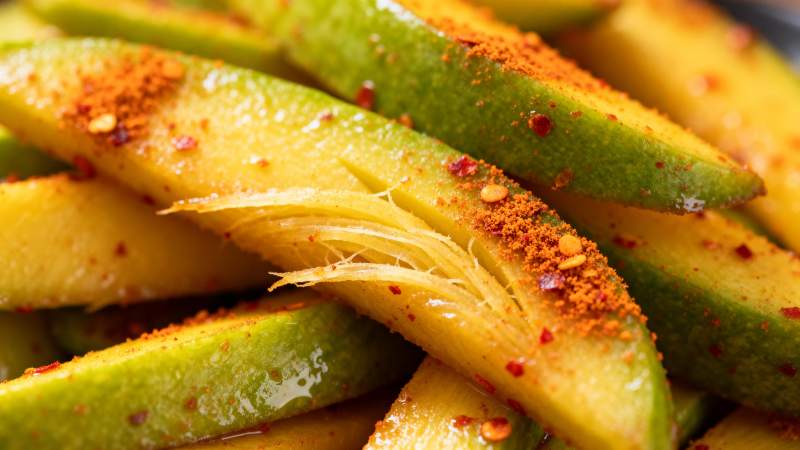 香辣芒果片图片