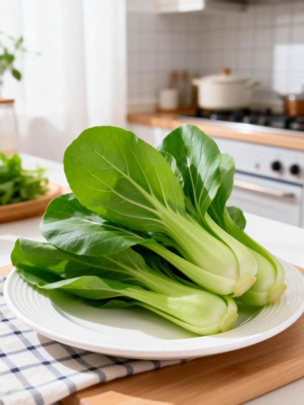 新鲜菜心 厨房静物图片